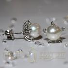 Orecchini perle mare e diamanti cod.4764TR